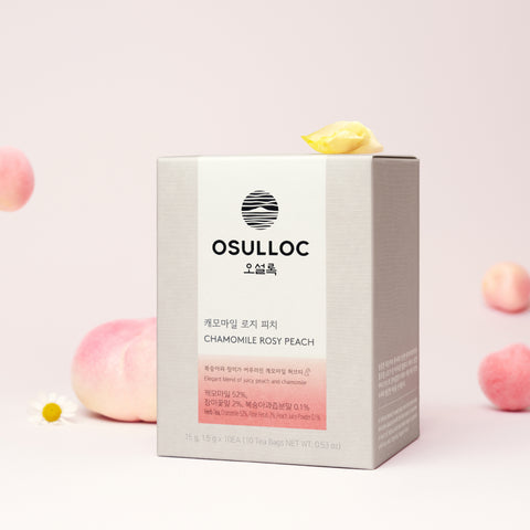 OSULLOC Chamomile Rosy Peach Pyramid Tea Bags (10-count)