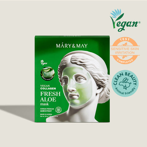Mary&May Vegan Collagen Fresh Aloe Gel Mask (4 Pack)