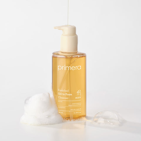 Primera Enriched Body Oil-to-Foam Cleanser 390ml