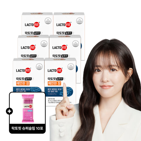 Chongkundang Lactofit Solution 2 Sensitive Gut 400 mg x 30 Capsules (6 Pack)