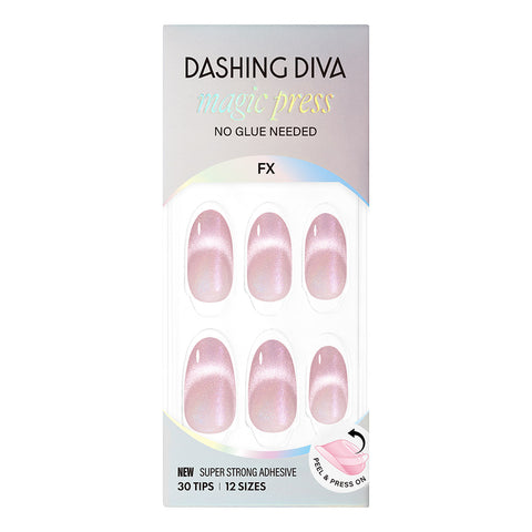 Dashing Diva Magic Press Glow Berry (Almond) Nail Tips