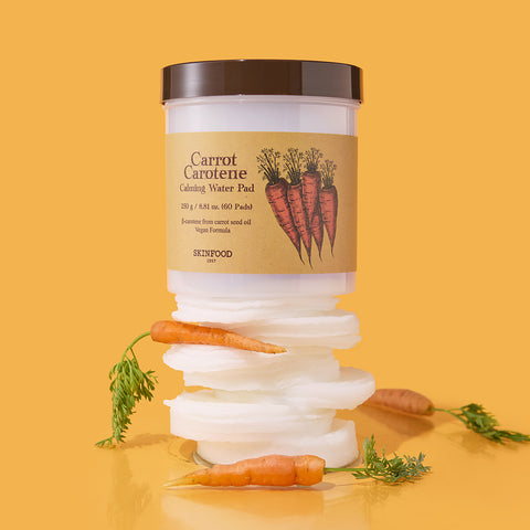 Skinfood Carrot Carotene Calming Water Toner Pads 60P