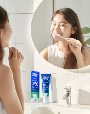 Median 1450 High-Fluoride Toothpaste Fresh Mint 160g (3-Pack)