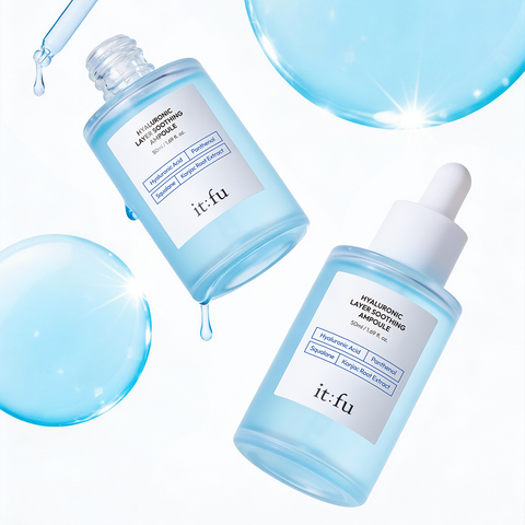 Itfu Low-Molecular Hyaluronic + PDRN Konjac Moisture Ampoule 50ml (2 Pack)