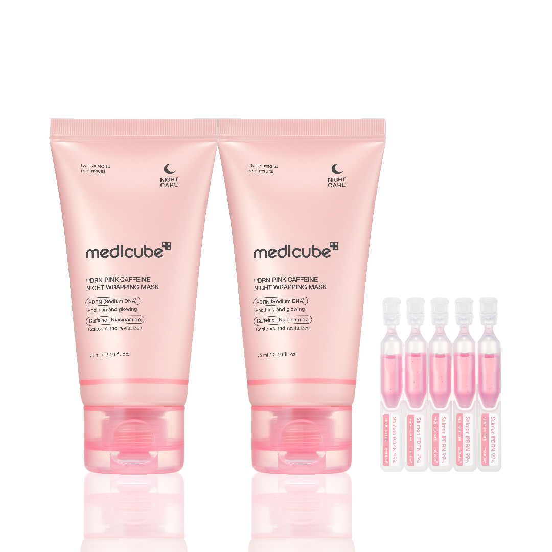 Medicube PDRN Pink Tone-Up Wrapping Mask 75ml (2 pack)