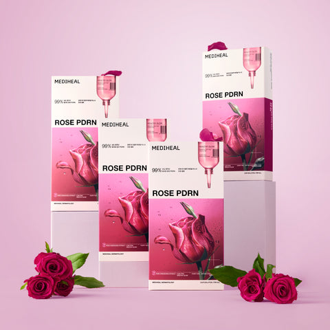 Mediheal Essential Mask Rose PDRN 10 Sheets (4 Pack)