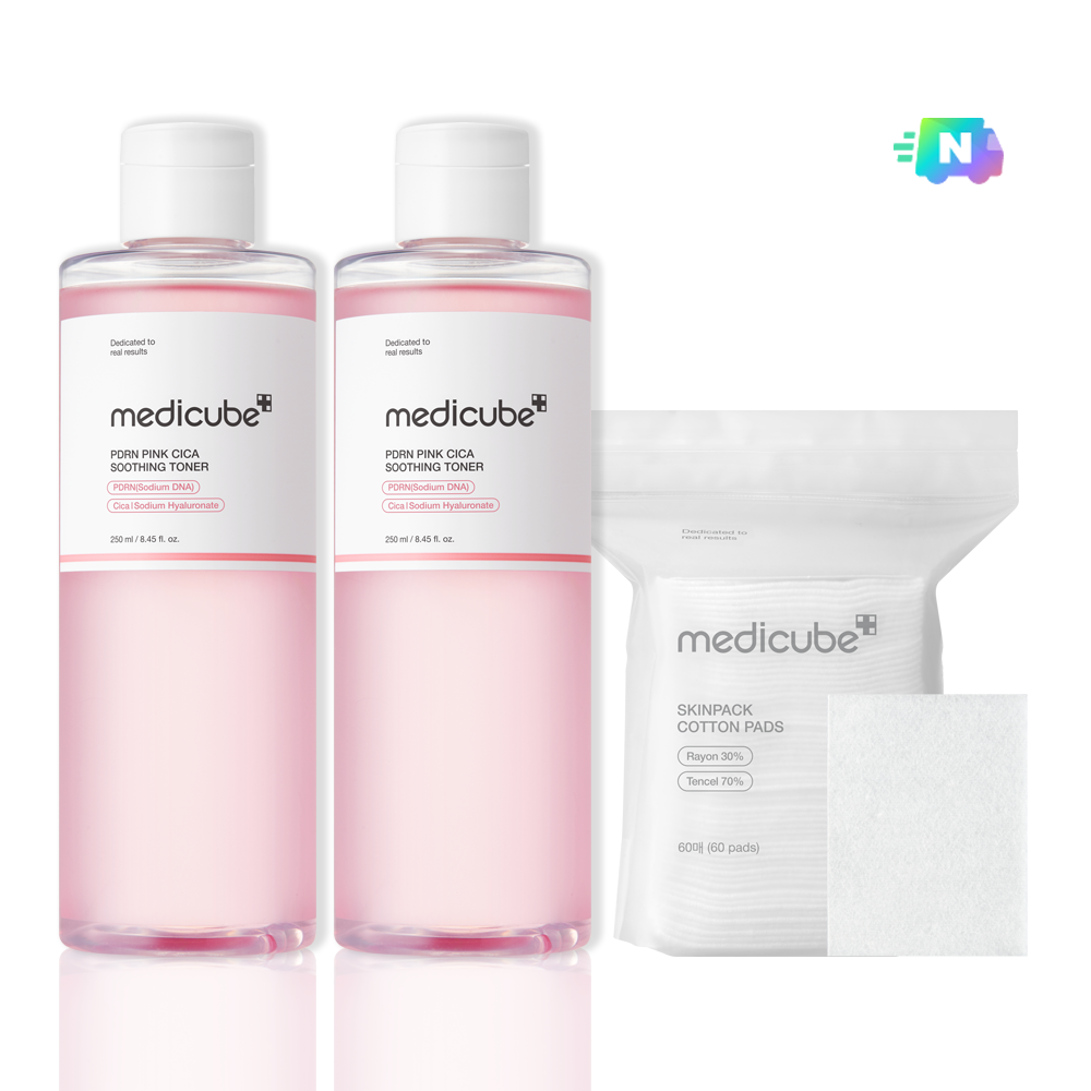 Medicube PDRN Pink Cica Soothing Toner 250ml (2 pack)