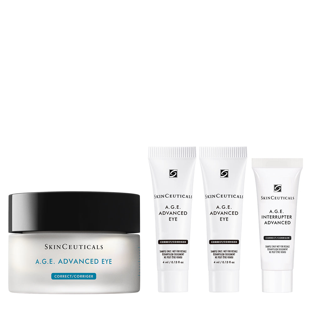 SkinCeuticals A.G.E. Advanced Eye 15 ml 3D Radiance Eye Cream Set (+ A.G.E. 3-piece Gift)