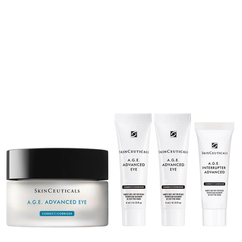 SkinCeuticals A.G.E. Advanced Eye 15 ml 3D Radiance Eye Cream Set (+ A.G.E. 3-piece Gift)
