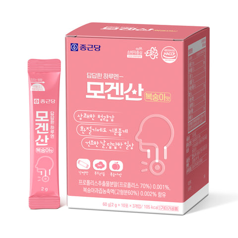 Chongkundang Mogensan Peach Flavor 2g x 30 Sachets (1 Month)