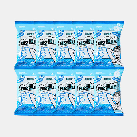 DongKook Madeca Body Deodorant Cool Wipes 15 sheets x 10 packs (Musk scent)