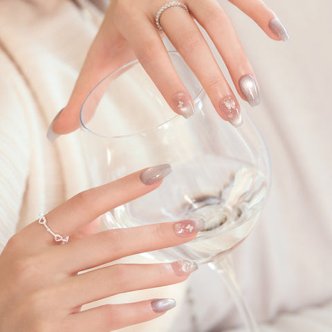 Dashing Diva Magic Press Flora (Coffin) Nail Tips