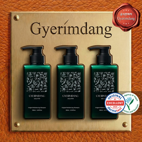 Gyerimdang Premium Natural Hair Loss Shampoo 3-Pack (1+1+1)