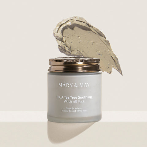 Mary&May Vegan Cica Tea Tree Soothing Wash-Off Pack 125ml