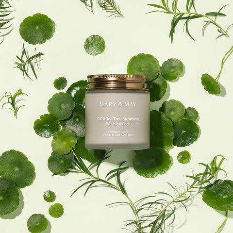 Mary&May Vegan Cica Tea Tree Soothing Wash-Off Pack 125ml