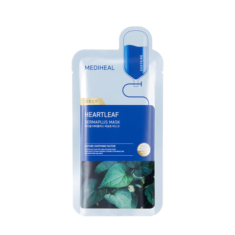 Mediheal Derma Plus Houttuynia Sheet Mask 10-Pack, 22ml