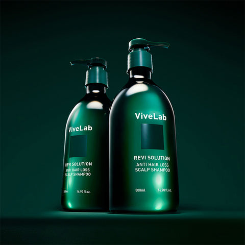 Vivelab 4-Week Solution Anti Hair Loss Scalp Shampoo Woody Floral Musk, 500ml (3 Pack)
