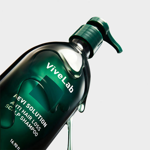 Vivelab 4-Week Solution Anti Hair Loss Scalp Shampoo Woody Floral Musk, 500ml (3 Pack)