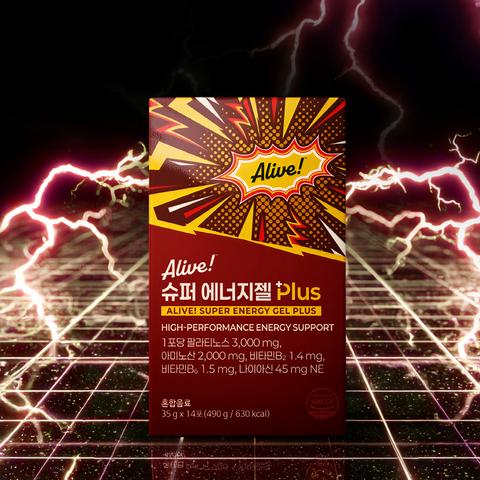 Alive Super Energy Gel PLUS 14P