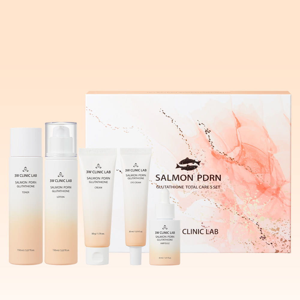 3W CLINIC Salmon PDRN Glutathione Total Care 5 Set