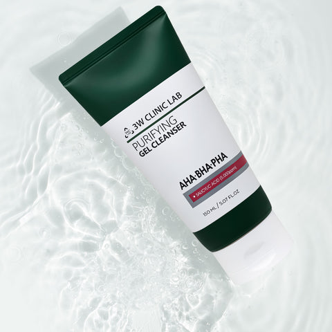 3W Clinic Lab 3HA Cica Mild Acid BHA Purifying Gel Cleanser 150ml