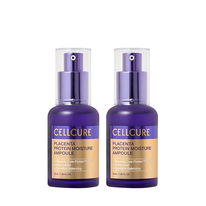 Cellcure Placenta Protein Moisture Ampoule 50ml (2 Bottles)
