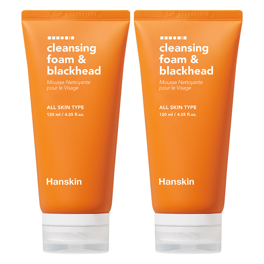 Hanskin Cleansing Foam & Blackhead 120ml (2-Pack)