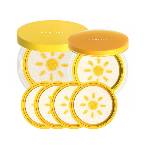 Elroel 1-Min Tone-Up Sun Cushion 6pc Set