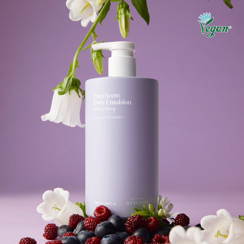 BEYOND Deodorant Moisture Pure Scent Merry Berry Body Wash and Emulsion 700 g