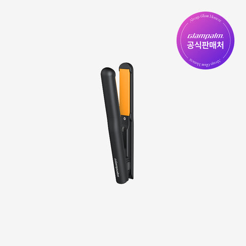 Glampalm Glam Chic Mini Flat Iron GP103 Travel Dual-Voltage Black
