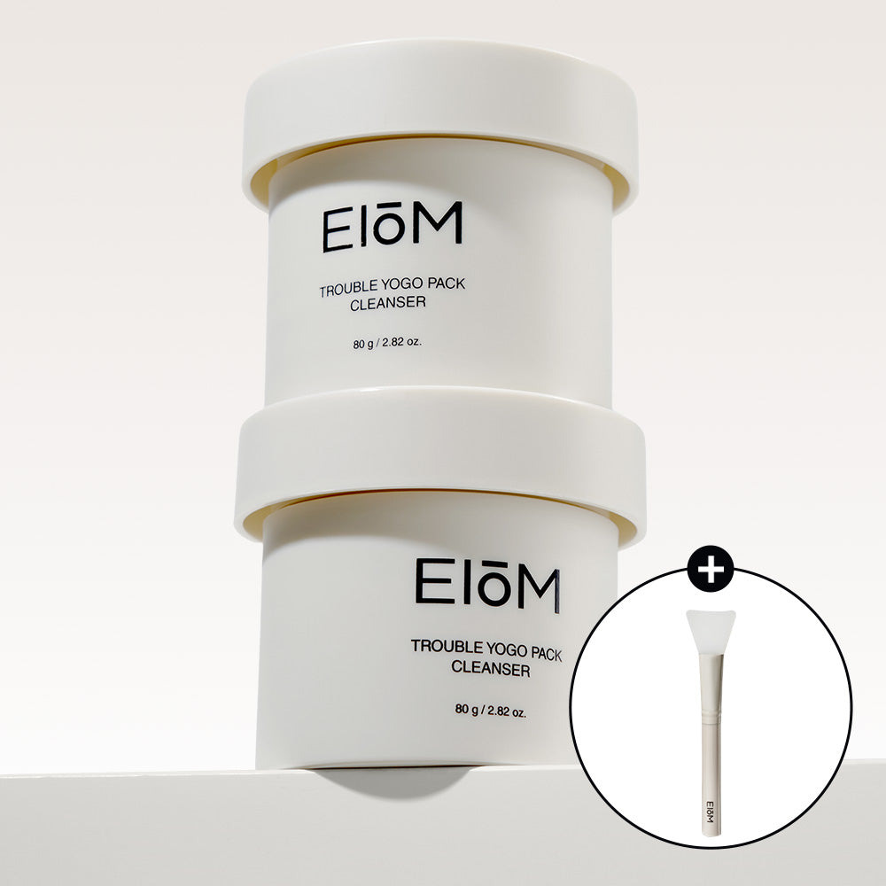 Eiom Trouble Yogurt Pack Cleanser 80g (2pcs) + Spatula