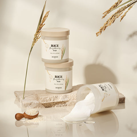 Skinfood Rice Brightening Pore Moisture Pads 60P