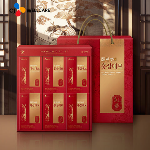 CJ Wellcare Hanppuri Hongsam Daebo (1 Pack / 24 Sticks)