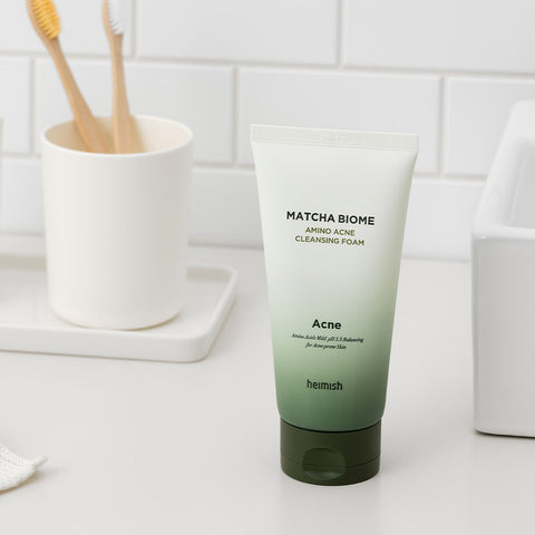 Heimish Matcha Biome Amino Acne Cleansing Foam 150g (2 Pack)