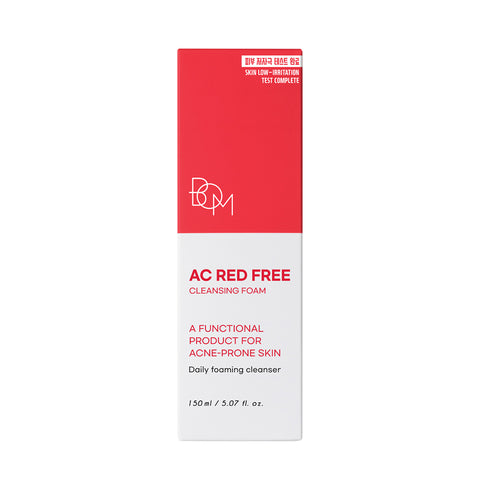 BOM AC Red Free Cleansing Foam 150ml