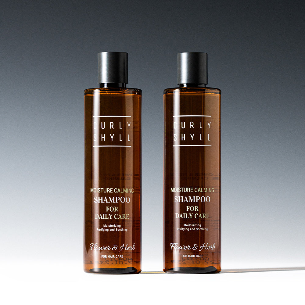 Curlyshyll Moisture Calming Shampoo Duo Set (330ml x 2)