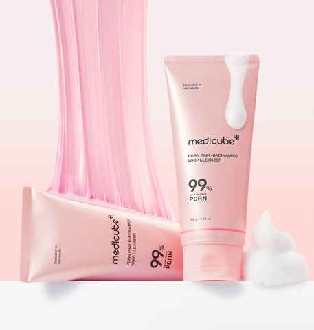 Medicube PDRN Pink Whip Cleansing Foam 120ml (2 pack)
