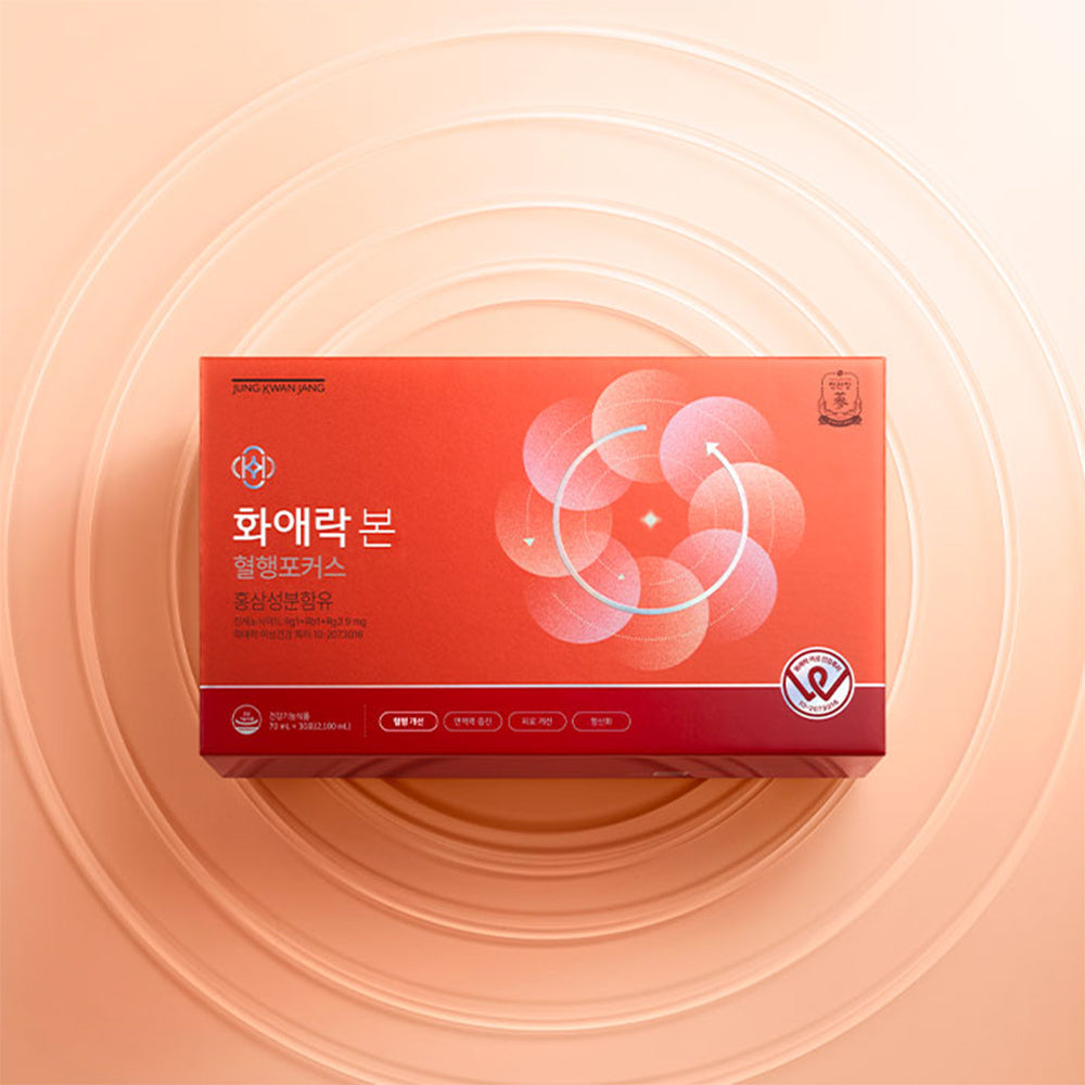 JungKwanJang Hwaerak Bon Blood Circulation Focus 70ml x 30 Packs