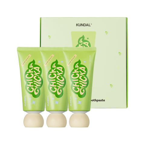 Kundal Chica Smile High-Fluoride Kids Toothpaste 60g (3-tube) (2 Pack)