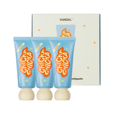 Kundal Chica Smile High-Fluoride Kids Toothpaste 60g (3-tube) (2 Pack)