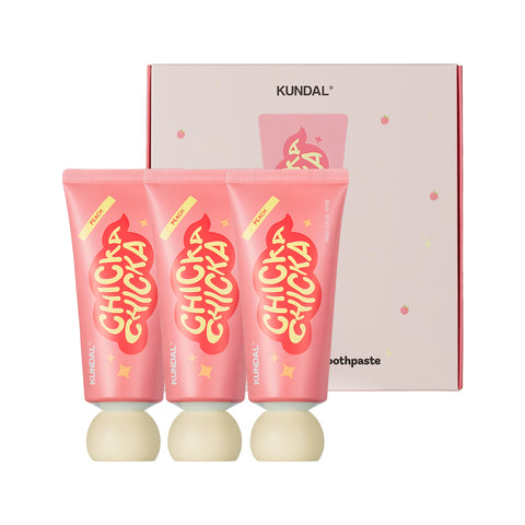 Kundal Chica Smile High-Fluoride Kids Toothpaste 60g (3-tube) (2 Pack)