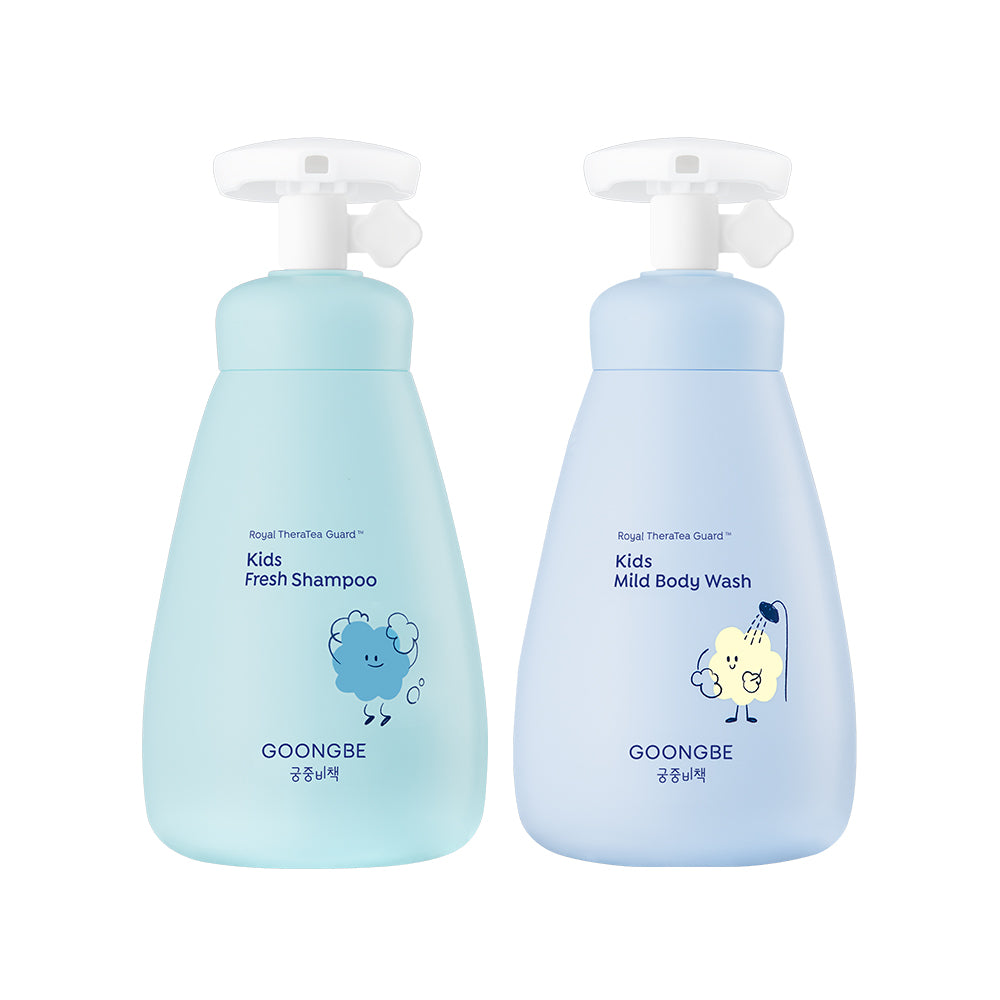 Goongbe Kids Fresh Shampoo 300ml + Kids Mild Body Wash 300ml