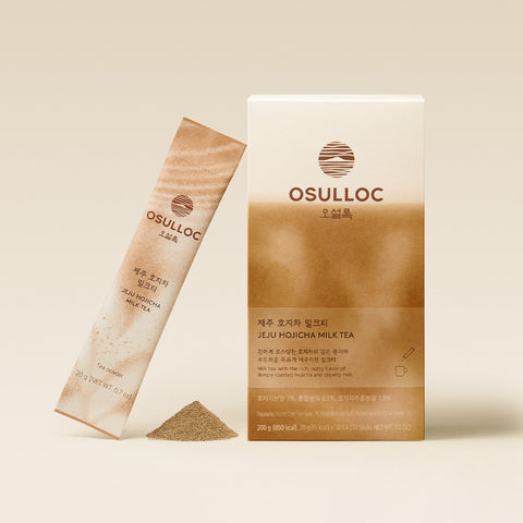 OSULLOC Jeju Hojicha Milk Tea 10 Sachets (200 g)