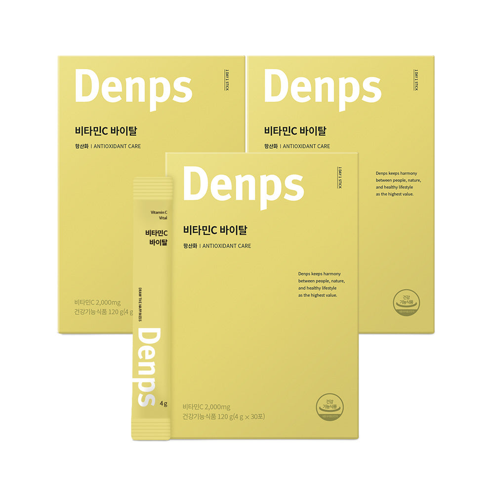 Denps Vitamin C Vital 4g x 30 Sachets (3 Pack)
