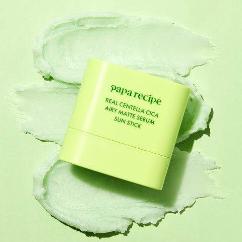 Papa Recipe Real Centella Cica Airy Matte Sebum Sun Stick 10g (2 Pack)