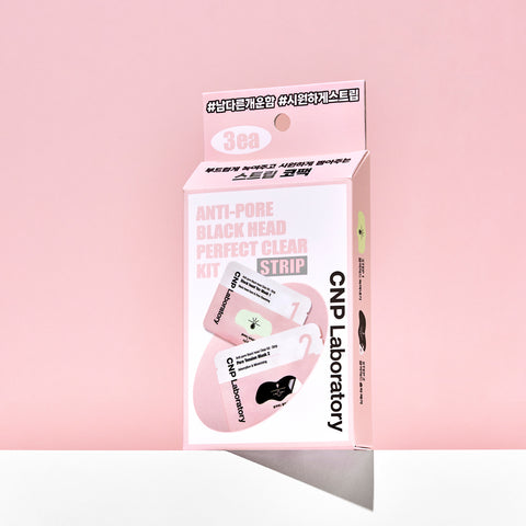 CNP Anti-Pore Blackhead Clear Kit Strip 3-Set (3 Uses)