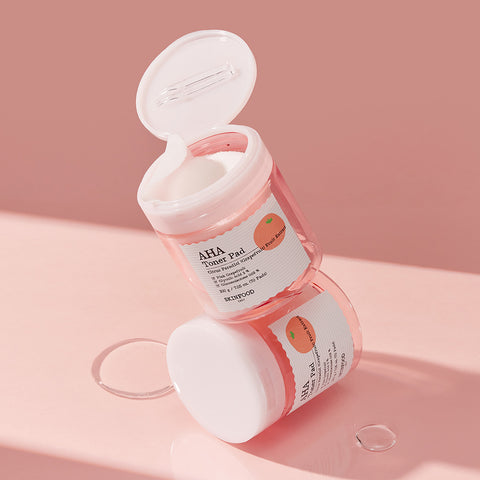 Skinfood Pink Grapefruit AHA Smoothing Toner Pads 70P
