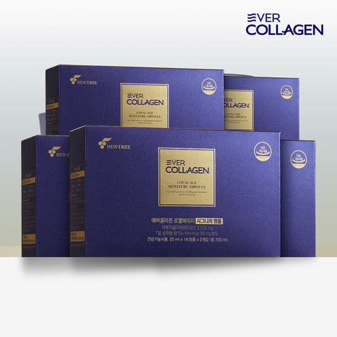 Newtree Ever Collagen Royal Age Drinkable Signature Ampoule 5 Boxes (10-Week Supply)