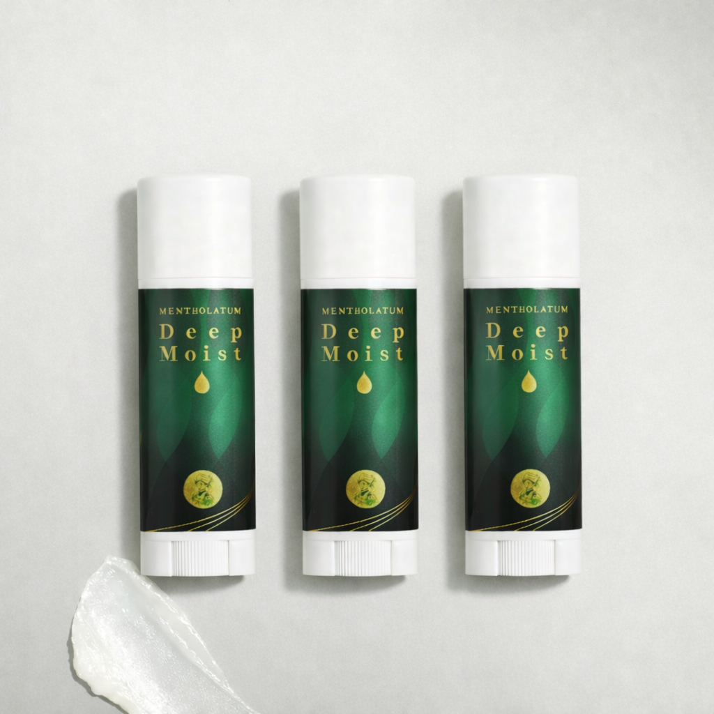 Mentholatum Deep Moist Lip Balm Menthol 4.5g (3 Pack)
