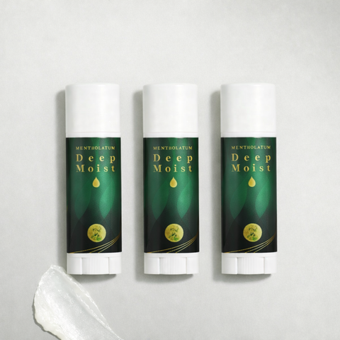 Mentholatum Deep Moist Lip Balm Menthol 4.5g (3 Pack)